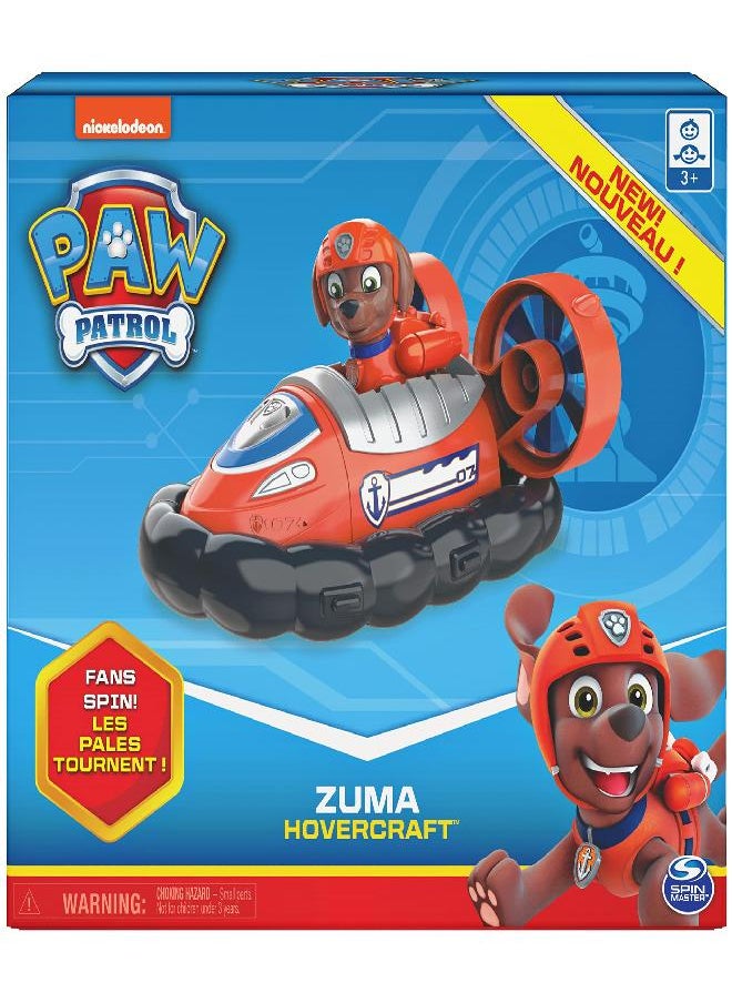 PAW PATROL - PAW Patrol, Zuma’s Hovercraft Vehicle With Collectible Figure, For Kids Aged 3 And Up - Image 1