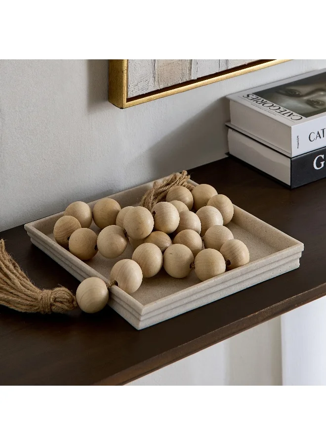 Home Box Silton Decorative Tray - 28x2.5x28 cm