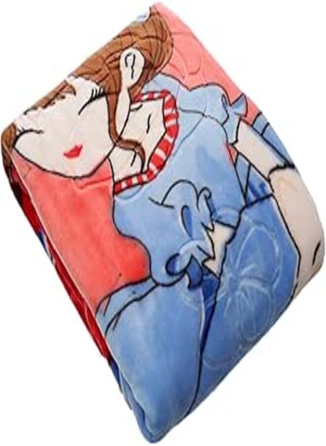 Generic Nana Secret Korean Blanket Imported High Quality Material Newborn Size 90x120 Red - 10399 