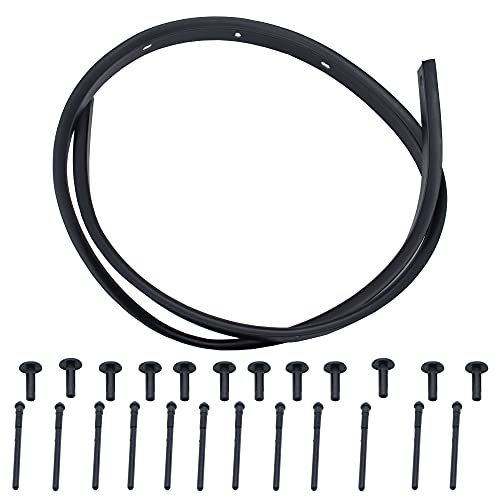 MOCW 68051392AA Front Fascia Bumper Hood Seal & Rivets for 2008-2019 Dodge Challenger - Image 2