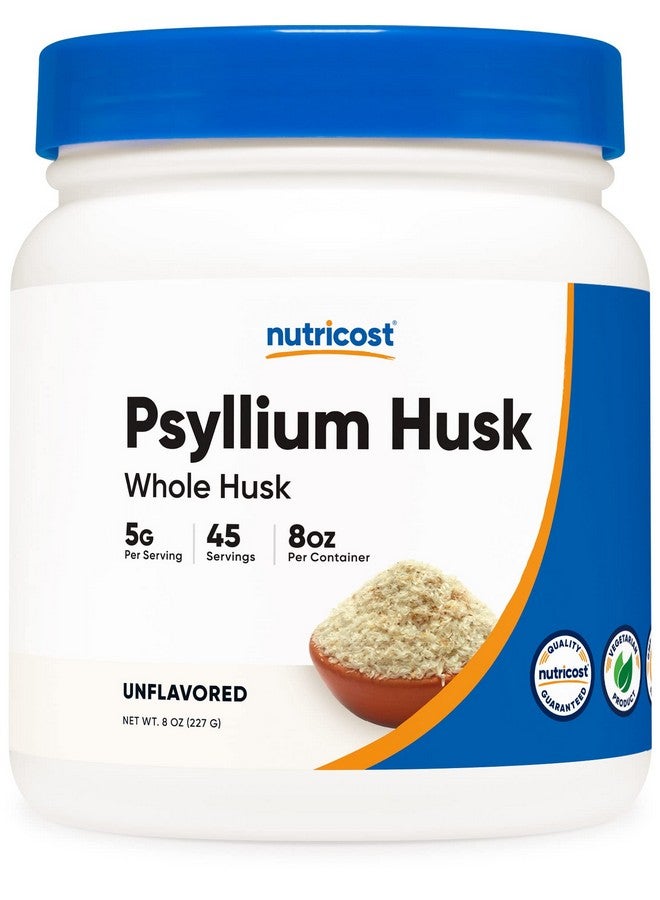 Nutricost مسحوق قشور السيليوم الكاملة (رقائق) 8 أونصات خالي من الجلوتين وغير معدّل وراثيًا - Image 2