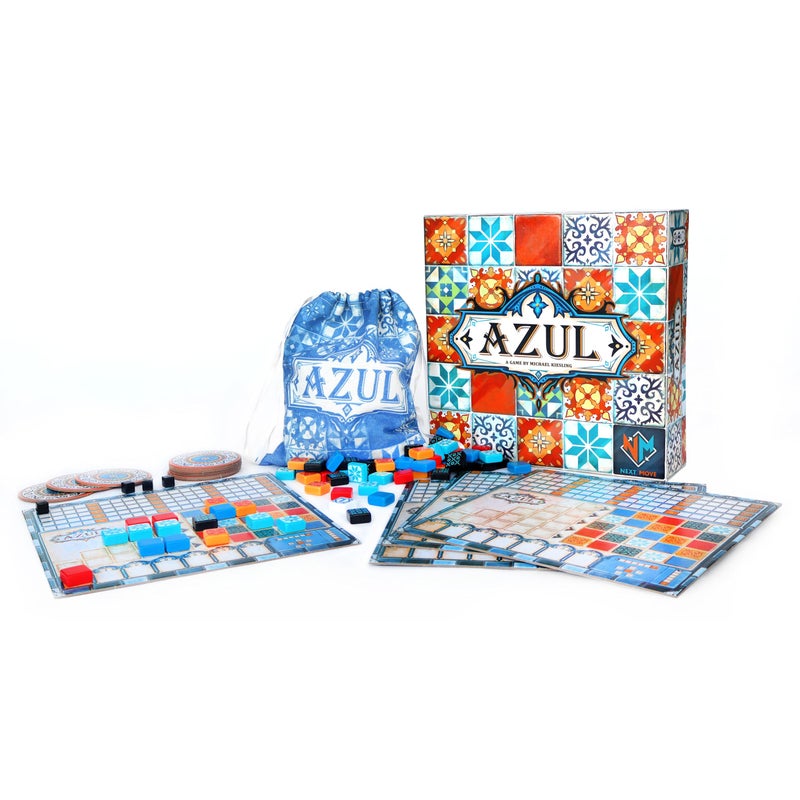Azul Board Game - Award-Winning Tile-Placement Strategy Game, Beautiful Mosaic Art, Family Fun for Kids & Adults, Ages 8+, 2-4 Players, 30-45 Minute Playtime - Image 2