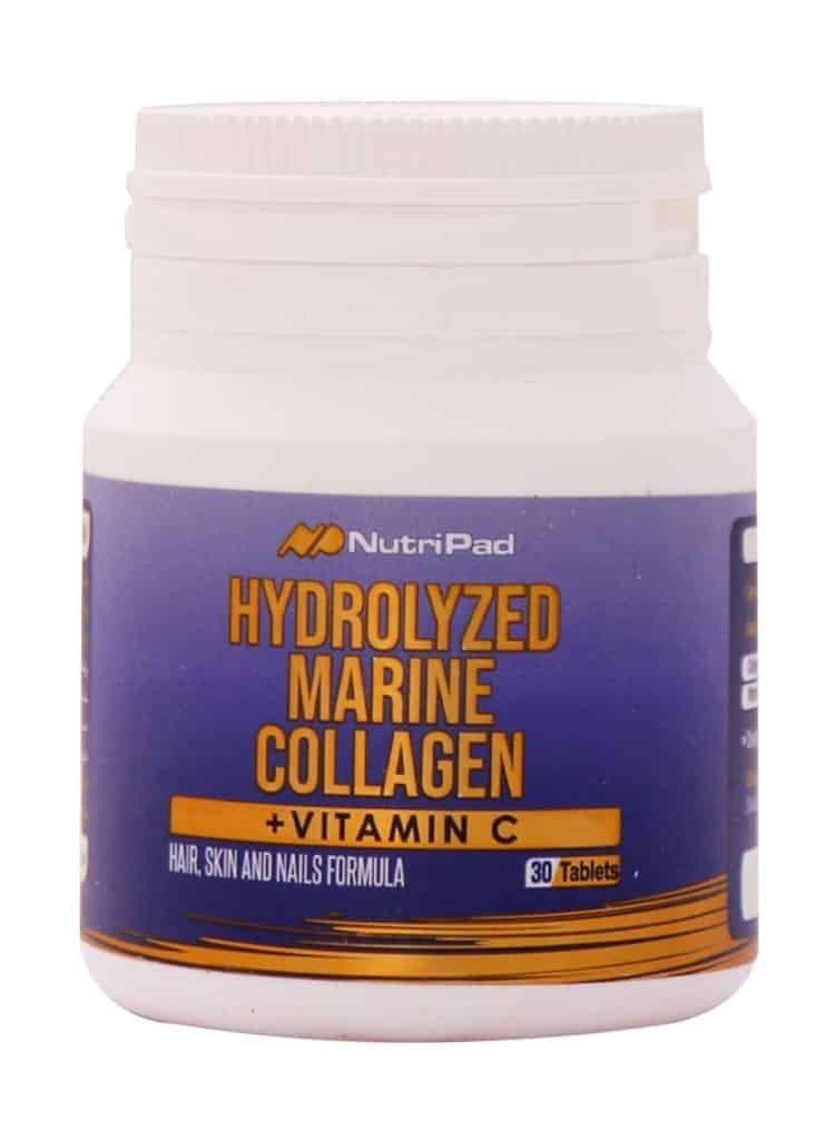 Nutripad Collagen + Vitamin C – 30 Tablets for Skin, Hair, Nails & Joint Health