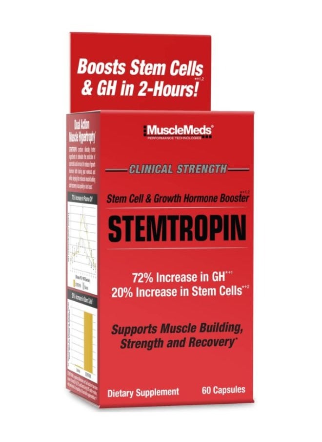 MUSCLEMEDS Musclemeds, Stemtropin, Stem Cell Growth, 60 Caps, 30 Servings 
