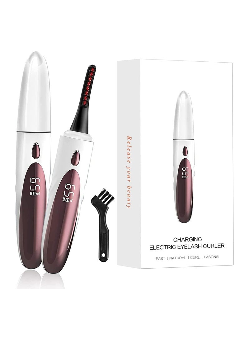 general Heated Eyelash Curlers,Electric Eyelash Curlers,8 Seconds Fast Heating,Double-Sided Anti-Burn Heated Lash Curler,A Fast-Forming, Natural-Looking,Long-Lasting Heated Eyelash Curler - Image 1