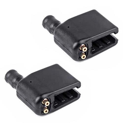 Xislet Upgraded 2 Pack Aimable Brass Windshield Washer Wiper Arm Nozzles Compatible with Mercedes and Dodge Sprinter Van RV Truck Wiper Sprayer Replace 47191/68017440AA - Image 1