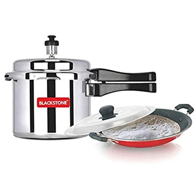 COMBO PACK SET OF 3 - PRESSURE COOKER 3LTR NONSTICK APPACHATTI 22 CM WITH STEEL LID - Image 1