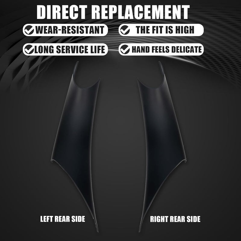 WEILEITE Rear Interior Inner Inside Door Pull Handle Grab Cover Fit for BMW 320,328,330,335,M3 F30/F31/F34/F80 3 Series 2012-2018 and 418,420,428,430,435,M4 F32/F33/F36/F82/F83 4 Series 2014-2017 - Image 2