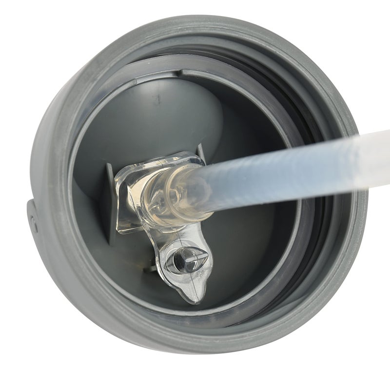 BEABA Straw Sippy Cup, Toddler Baby Straw Cup with Removable Handles, Leak and Spill Proof, BPA Phthalate Free, 8+ months, 10 oz, Charoal - Image 4