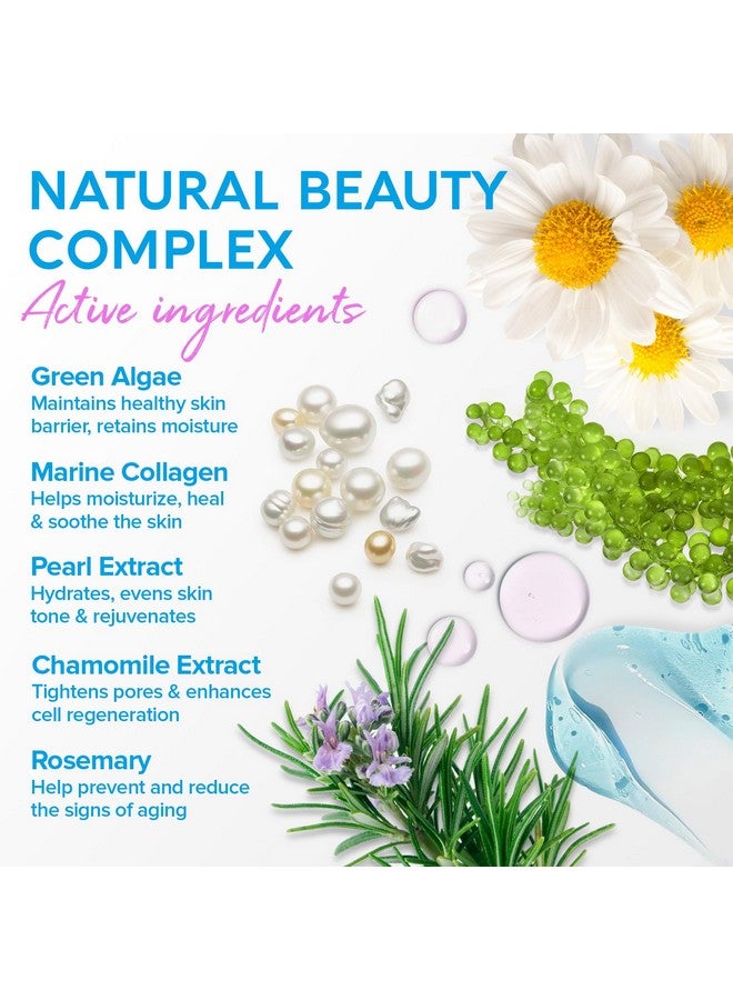 MAREE Facial Masks With Marine Collagen & Hyaluronic Acid Sheet Moisturizing Masks For Face With Green & Red Algae Extract For All Skin Types Hydrating Skin Care Mask With Pearl Extract 6 Pack - Image 5