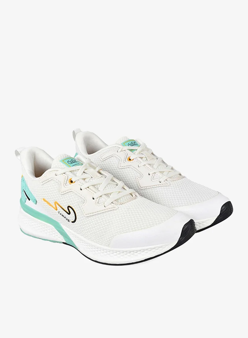 Campus Off White Men Camp Paul Pu Cushion Lace-Up Running Shoes-Off White for Men | Best Price UAE