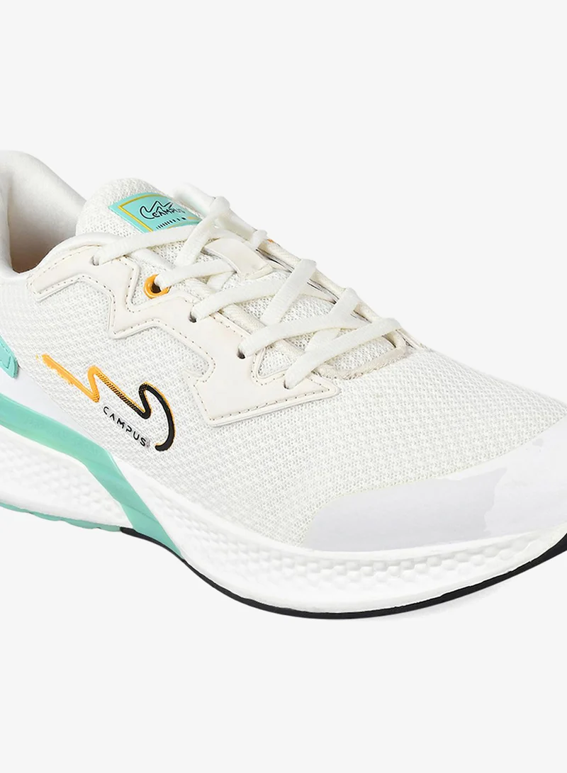 Campus Off White Men Camp Paul Pu Cushion Lace-Up Running Shoes-Off White for Men | Best Price UAE