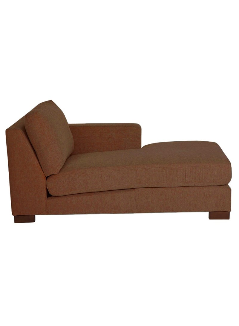 House One Right Corner Sofa with Left Armrest Upholstered in Linen - Brown - Image 2