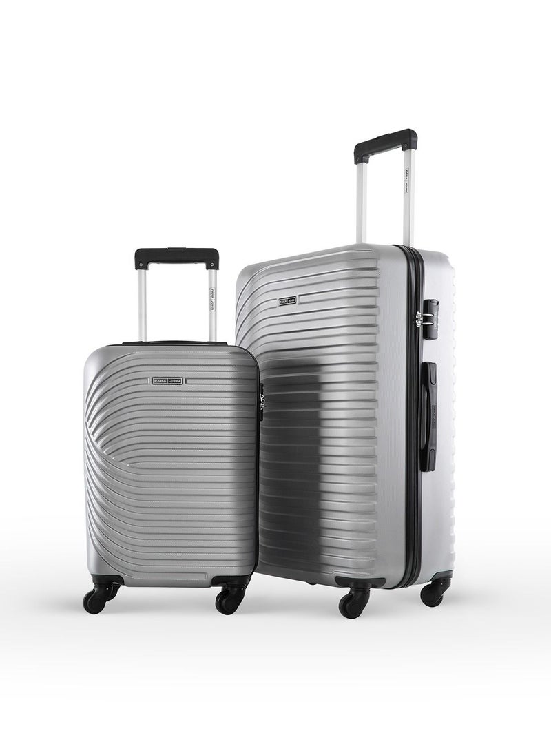 Sparkle ABS Hardside Spinner Luggage Trolley Set Silver - pzsku/ZE7E56D53D57CC7C9A8C7Z/45/_/1678859820/63fee240-a068-4351-9594-8945a199f36d