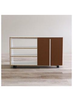 DANUBE HOME Valeria TV Cabinet For Up To 32 Inches TV Entertainment Wall Unit Furniture Wooden TV Stand For Living Room Bedroom TV Rack L90xW30xH54 cm White  - Image 4
