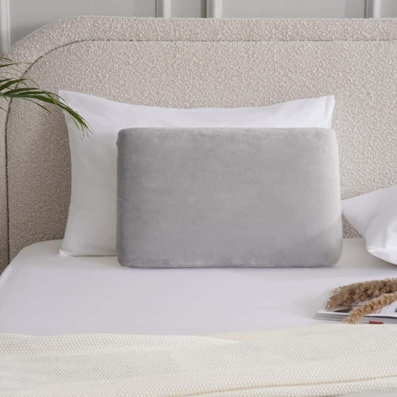 Pan Home Lenzi Cool Gel Memory Foam Pillow - 36x56x12cm - White - Image 2