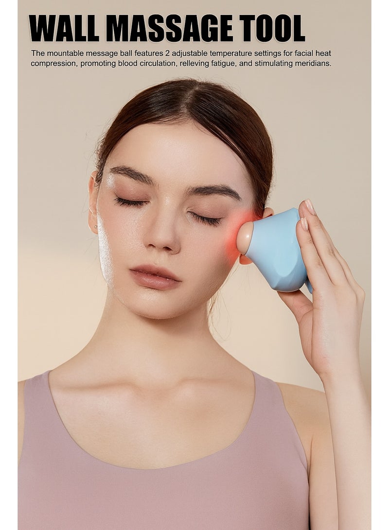 Portable Wall-Mounted Electric Massager for Neck, Shoulder, Back & Foot Sole Relief - Image 2