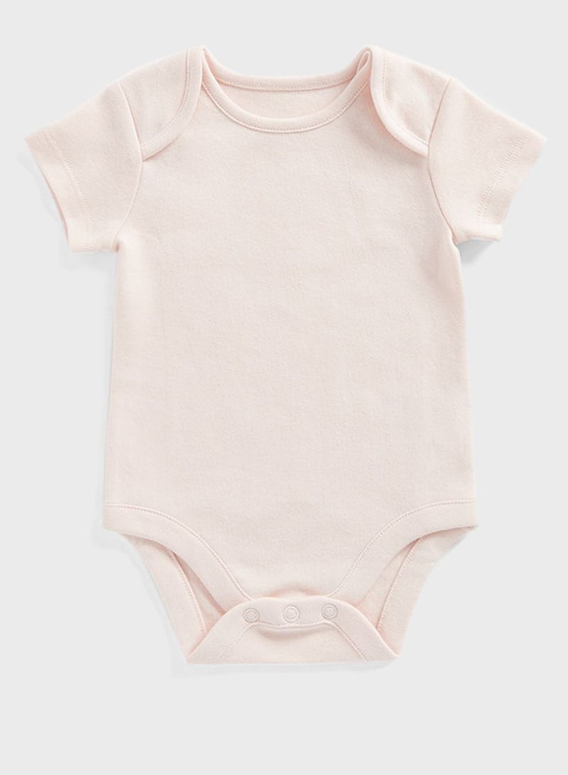 mothercare Infant 5 Pack Assorted Bodysuits - Image 4