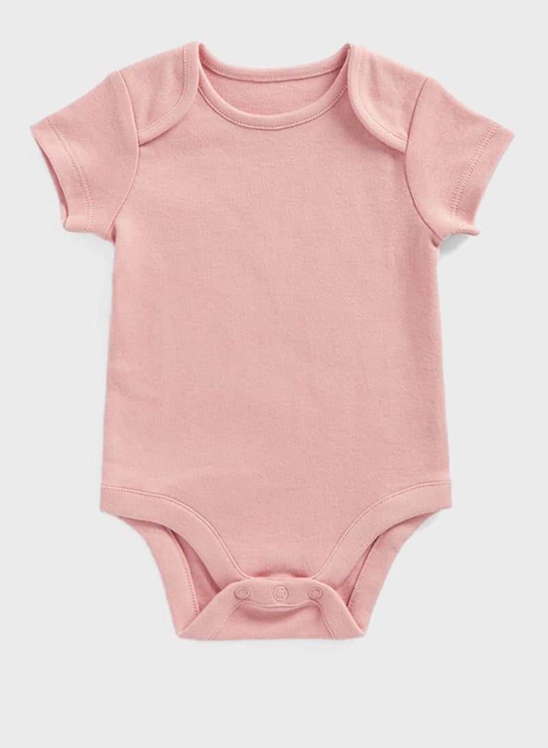 mothercare Infant 5 Pack Assorted Bodysuits - Image 5