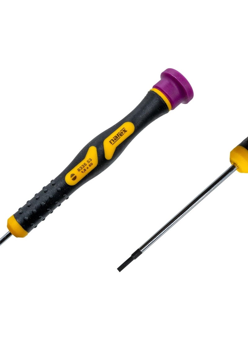 NAREX 833553 Electronics Type Terminal Flat Tip Screwdriver 1.8X60 mm  - Image 4