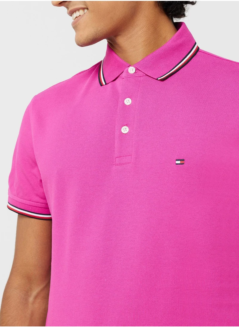 TOMMY HILFIGER 1985 Tipped Slim Fit Polo