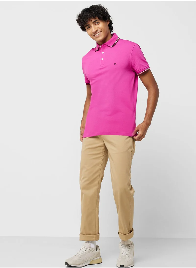 TOMMY HILFIGER 1985 Tipped Slim Fit Polo
