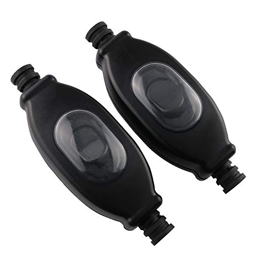 AXLIZER 2PCS Outdoor Dustproof Rocker Switch, Waterproof Switch, Appliance Switch, Inline ON/Off Rocker Switch - Image 1