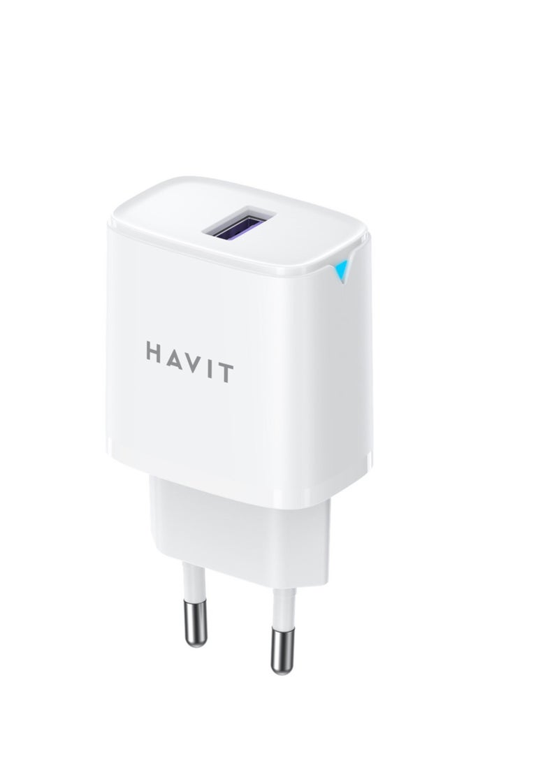 havit - Havit Wall charger 22.5Watt St922 output 22.5 Watt, Support VOOC; Compatible with Oppo, Realme One Plus, with Type A to USB C VOOC Cable - Image 1