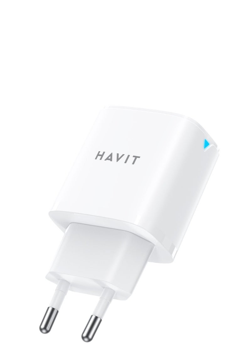 havit - Havit Wall charger 22.5Watt St922 output 22.5 Watt, Support VOOC; Compatible with Oppo, Realme One Plus, with Type A to USB C VOOC Cable - Image 1