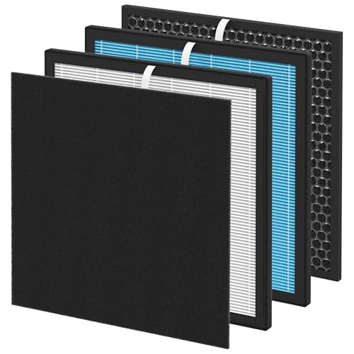 1 Pack 10L Pro HEPA Replacement Filter Kit Compatible with Okaysou AirMax 10L Pro and AiibotA300 Air Cleaner Purifier