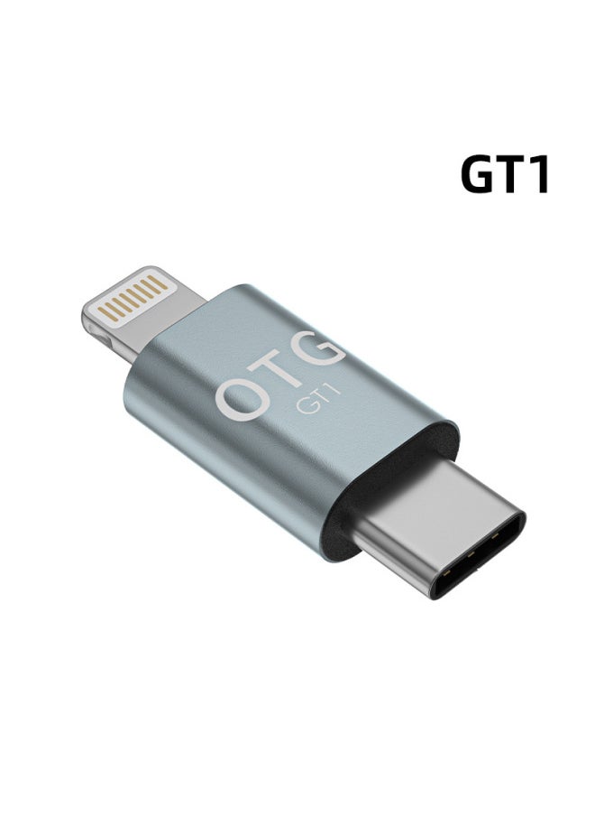 Generic - Applicable To Apple Adapter OTG Converter Wireless Microphone Adapter Typec Interface Headset Adapter-Interface Form:Gt1 (lightning Male To Type-c Male - Image 1