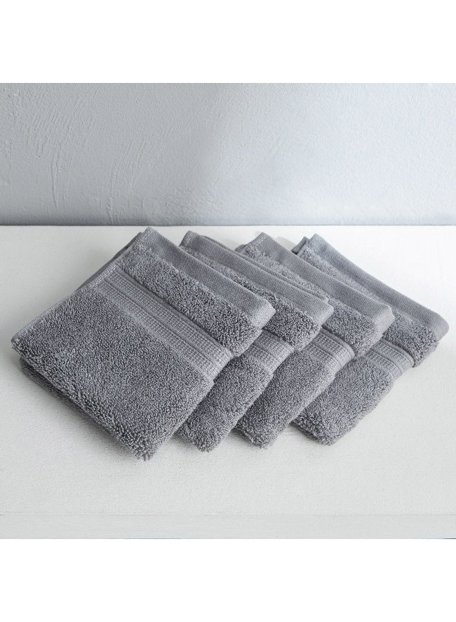 Home Box 4-piece Textured Face Towel - Image 3