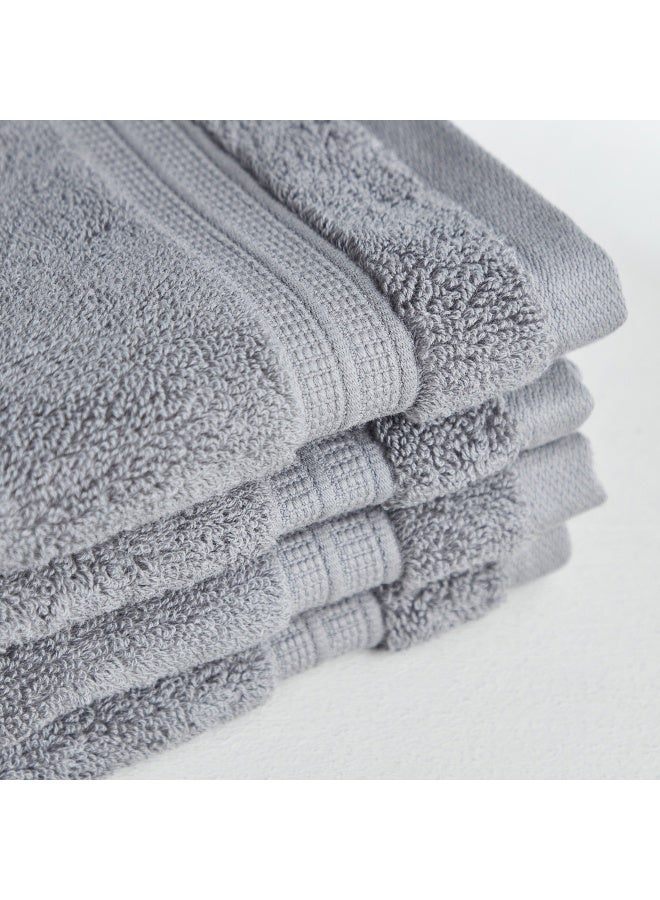 Home Box 4-piece Textured Face Towel - Image 2