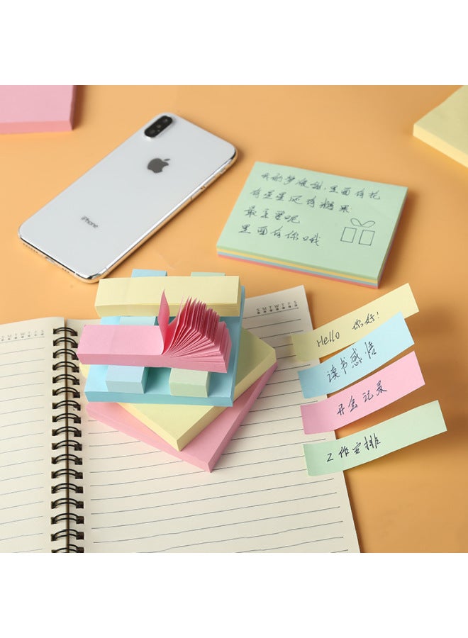 HELPS Colorful Strip Post-it Note Office Index Note Paper N Times Creative Student Sticky Stationery Note Pad - Image 2