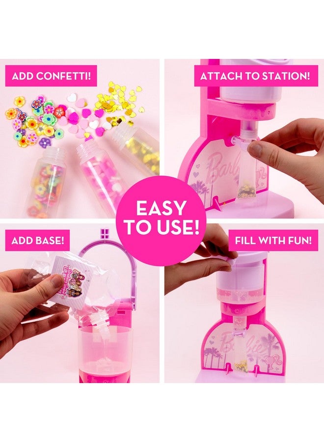 Barbie Barbie Sweet Shop Lip Gloss Making Kit, Makes 12 Accessories, Lip Glosses & Keychains, Arts and Crafts kit for Kids Ages 6+, Gifts for 6 Year Old Girl - Image 4