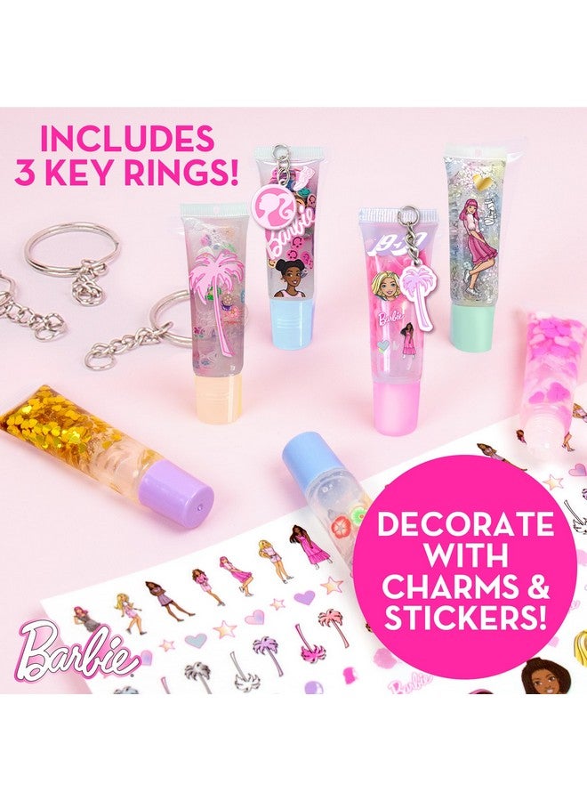 Barbie Barbie Sweet Shop Lip Gloss Making Kit, Makes 12 Accessories, Lip Glosses & Keychains, Arts and Crafts kit for Kids Ages 6+, Gifts for 6 Year Old Girl - Image 5