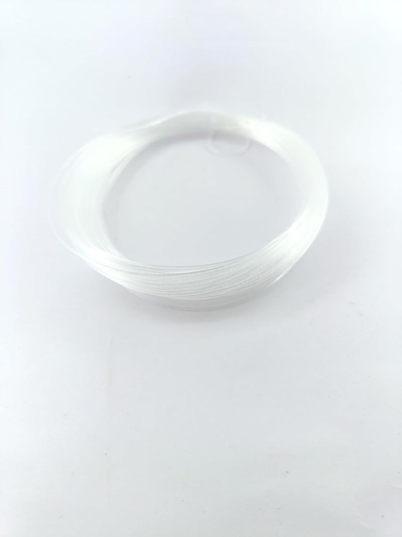advancedestore advancedestore 60 feet Fishing Hook Tying Clear Thread Wire WhiteTangusPack of 1 - Image 2