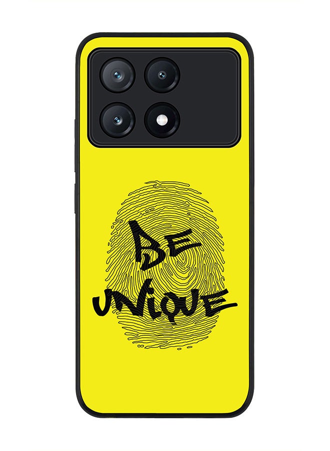 Stylizedd حافظة حواف سوداء متينة لهاتف Xiaomi Poco X6 Pro، حافظة مرنة رقيقة من مطاط TPU - كن فريدًا - Image 1