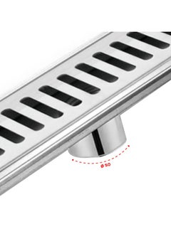 MAAT 50cm SS 304 Floor Drain with Waste Trap & Hook | Heavy-Duty Stainless Steel Bathroom & Kitchen Drainage  - Image 3