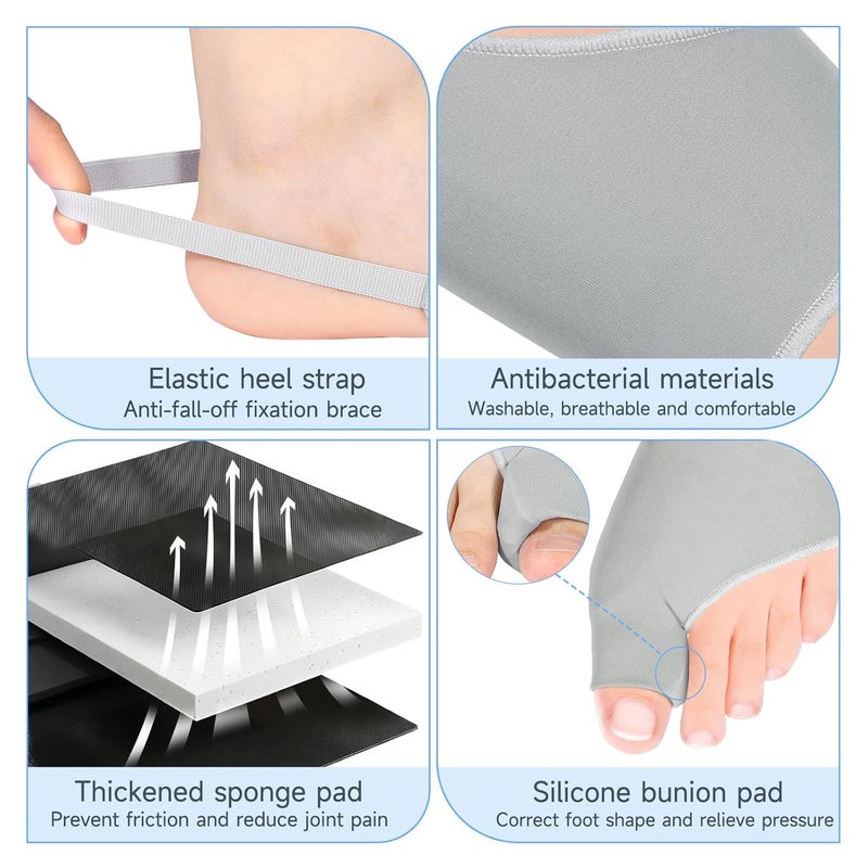 Bunion Corrector for Women & Men - Toe Separators and Hammer Toe Straightener for Hallux Valgus Pain Relief - Image 3
