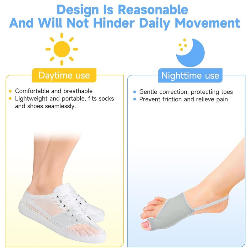 Bunion Corrector for Women & Men - Toe Separators and Hammer Toe Straightener for Hallux Valgus Pain Relief - Image 5