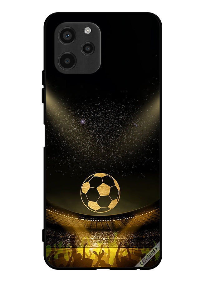 Covernex Protective Case Cover For Huawei nova Y61 Black Retro Football Movie Background - Image 1