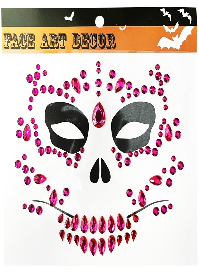 Kotbs Day of the Dead Face Gems Halloween Rhinestones, 6-Pack - Image 5