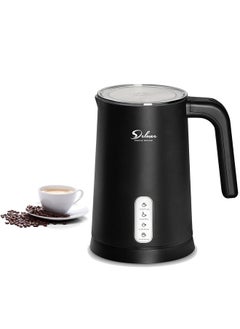 Simple Deluxe Automatic Milk Frother, 4-in-1 Electric Milk Steamer, 250ml/8.4oz Hot and Cold Milk Foam Maker and Milk Warmer for Latte, Macchiato, Cappuccinos, Classic Black - pzsku/ZE7E6C9983E1EB4B883FDZ/45/_/1736571261/4057006a-e601-49c7-a58f-708693f7732b