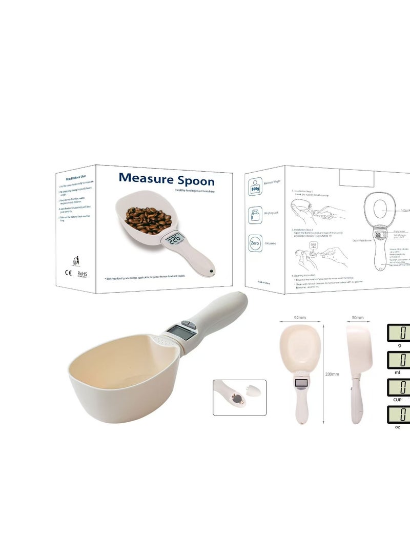 ROOMTONE Digital Spoon Scale, Mutiple Use for Kitchen,and  Dog or Cat Food Measure Spoon - Image 4