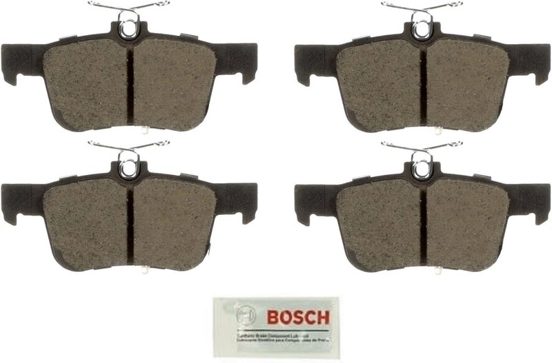 BOSCH BC1878 QuietCast Premium Ceramic Disc Brake Pad Set - Rear for Select Acura RDX and Honda Civic - Image 1