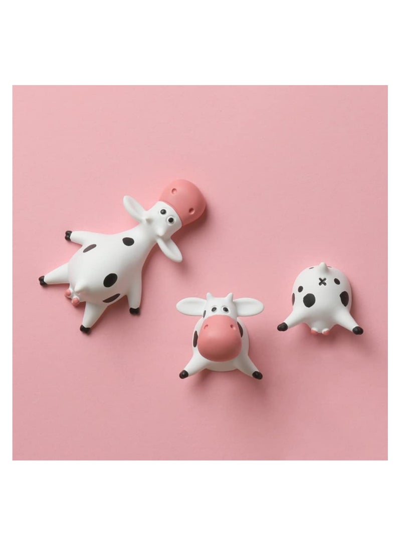 SYOSI 3-Piece Cute Refrigerator Magnetic Sticker Set, 3d Resin Refrigerator Magnet For Kitchen Office Whiteboard - Image 4