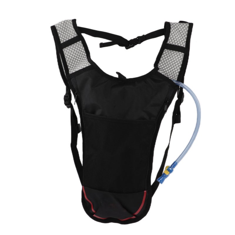 Hydration Pack: 20℃ To 50℃ Resistant, Waterproof Oxford Cloth Nylon, Breathable Mesh Back - Adjustable Straps, Double Zippers 3 Pockets Water Backpack for Outdoor Sports Enthusiasts, Running, Hiking, - Image 1