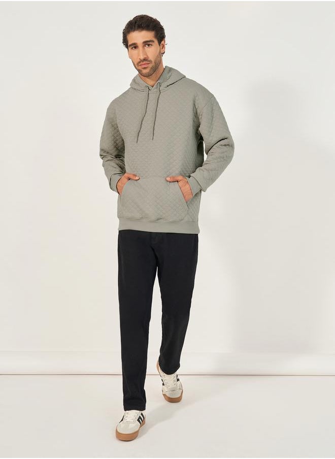 Diamond Quilted Relaxed Hoodie with Kangaroo Pocket - pzsku/ZE7E734D07046F5F5C4FAZ/45/_/1733818980/beb34d3b-ff7e-4699-abdc-63cacce176a0