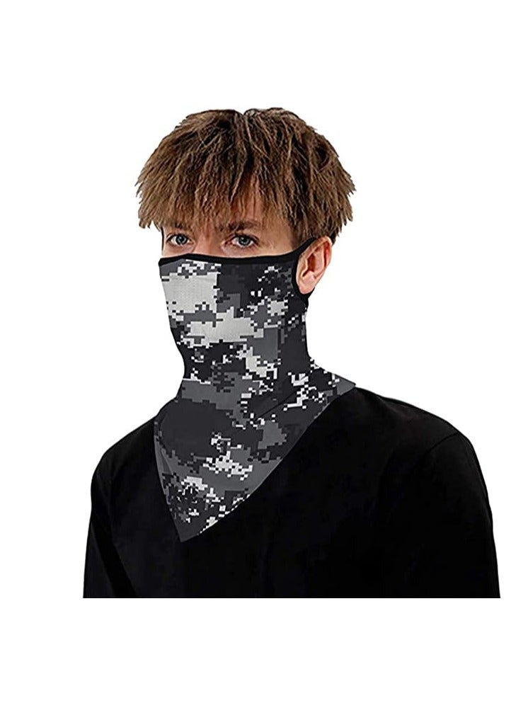 SYOSI Unisex Bandana Half Face Mask Sports Scarf Neck Gaiters Breathable Washable Riding Motorcycle Headwear for Dust Cover UV Protection Women Men - Image 1
